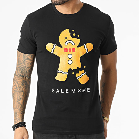 Sale Môme - Tee Shirt Gingerbread Noir