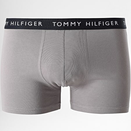 Tommy Hilfiger - Lot De 3 Boxers Premium Essentials 2203 Vert Kaki Bleu Marine Gris