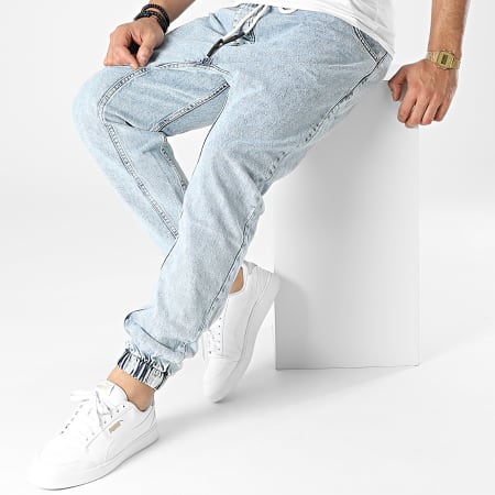 Classic Series - Jeans Jogger Pant B6268 Lavaggio blu
