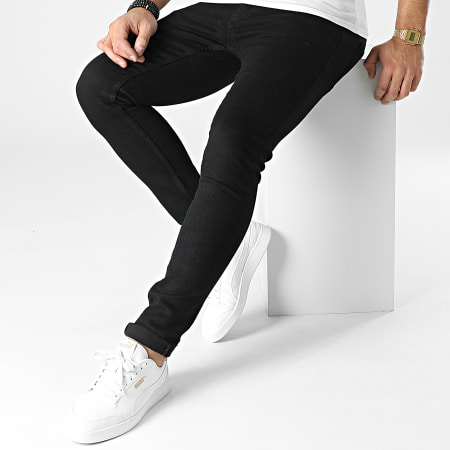 2Y Premium - Jeans slim B6615 Nero
