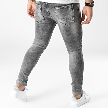 Black Industry - 1314 Jeans skinny grigi