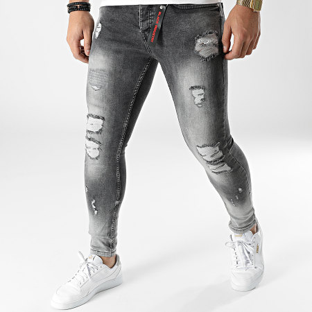 Black Industry - Jeans skinny 7035 grigio