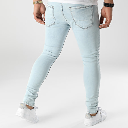 Black Industry - 1306 Jeans skinny con lavaggio blu