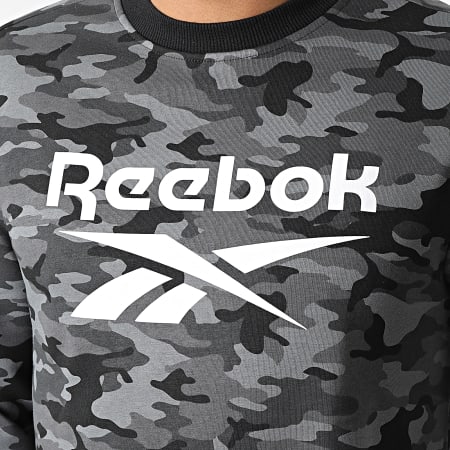 Reebok - Sweat Crewneck Reebok Identity Camo HE8172 Gris Anthracite Camouflage