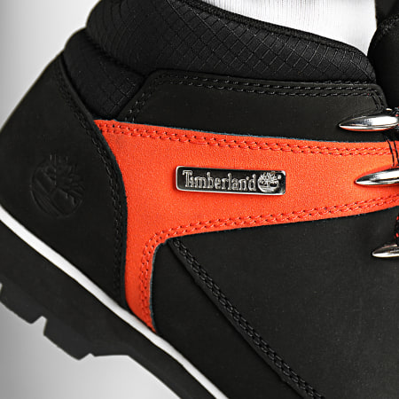 Timberland - Boots Euro Sprint Mid Hiker A2K8D Black Nubuck Orange