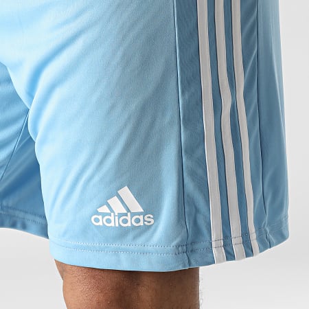 Adidas Sportswear - GN6720 Pantaloncini da jogging a fascia Azzurro
