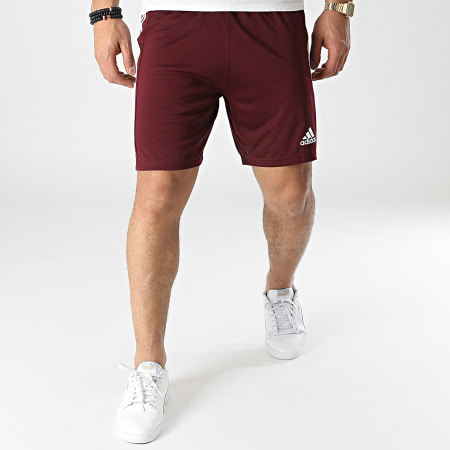 Adidas Sportswear - Short Jogging A Bandes GN8083 Bordeaux