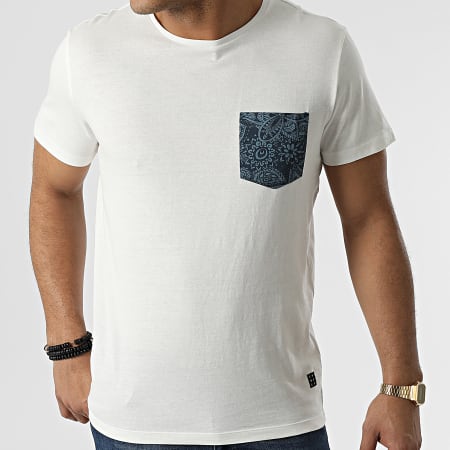 Blend - Camiseta Bolsillo 20713221 Bandana Blanca