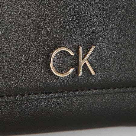 Calvin Klein - Billetero Mujer Re-Lock 8994 Negro
