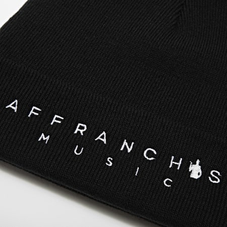 Affranchis Music - Bonnet Logo Noir Blanc