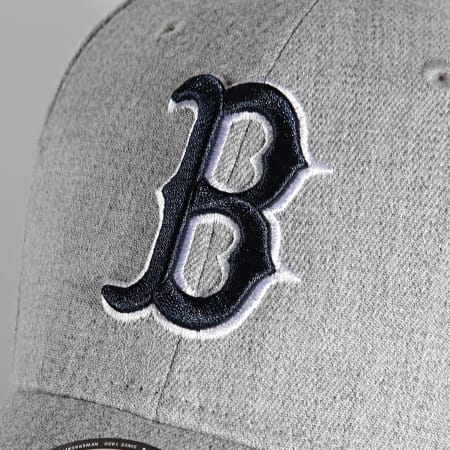 New Era - Casquette Fitted 39Thirty Heather Crown boston Red Sox Gris