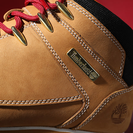 Timberland - Boots Euro Sprint Mid Hiker A2GKS Wheat Nubuck Red