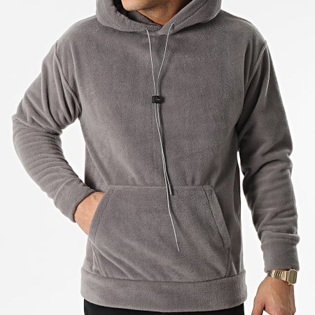 Uniplay - Sweat Capuche Polaire RX-7 Gris Anthracite