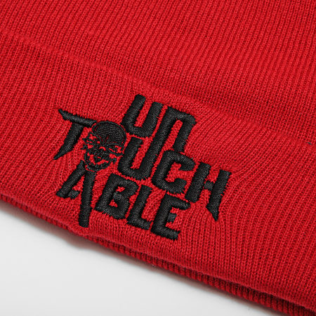 Untouchable - Bonnet Logo Rouge Noir
