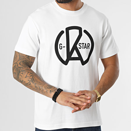 G-Star - Tee Shirt D20715-C812 Blanc