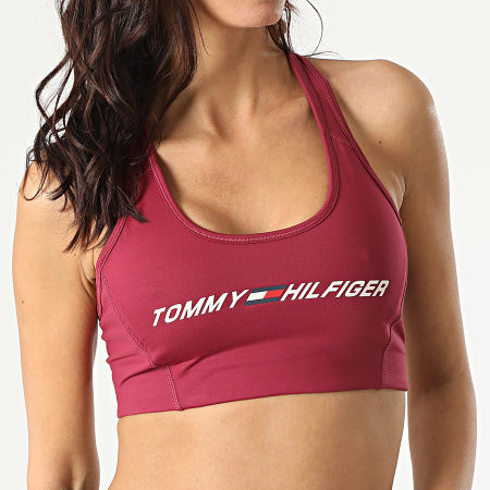 Tommy Hilfiger - Sujetador Mujer Intensity Graphic 0973 Burdeos