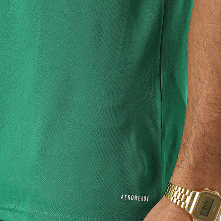 Adidas Performance - Camiseta Deportiva Con Rayas GN5721 Verde