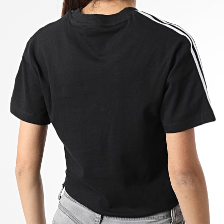 Adidas Originals - Camiseta Mujer Rayas HF7457 Negra