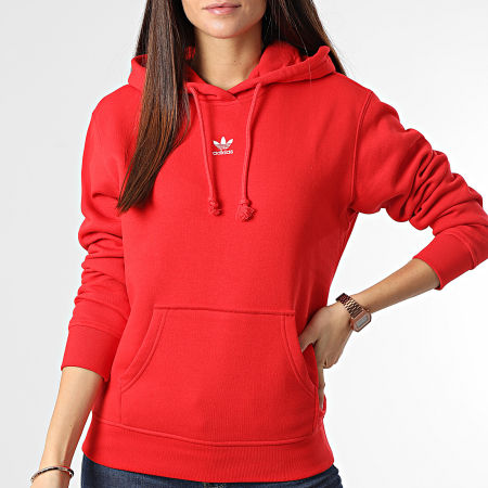 Adidas Originals - Sweat Capuche Femme HF7505 Rouge