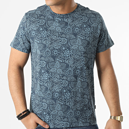 Blend - Camiseta 20713220 Azul Marino Bandana Floral