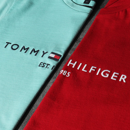 Tommy Hilfiger - Tee Shirt Tommy Logo 1797 Rouge