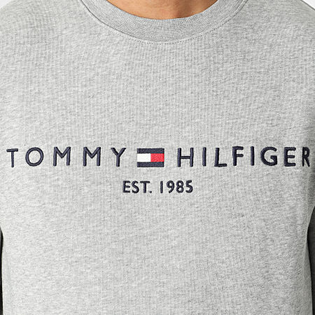 Tommy Hilfiger - Sweat Crewneck Tommy Logo 1596 Gris Chiné