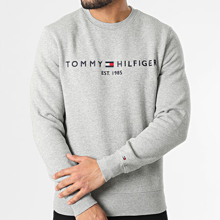 Tommy Hilfiger - Tommy Logo 1596 Felpa a girocollo Grigio scuro