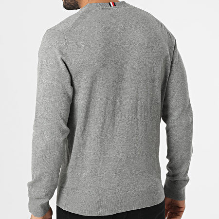 Tommy Hilfiger - Pull 1985 Crew 1316 Gris Chiné