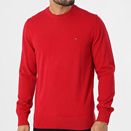 Tommy Hilfiger - Pull 1985 Crew 1316 Rouge