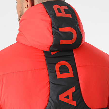 Adidas Originals - Anorak Reversible Con Capucha H13572 Rojo Negro