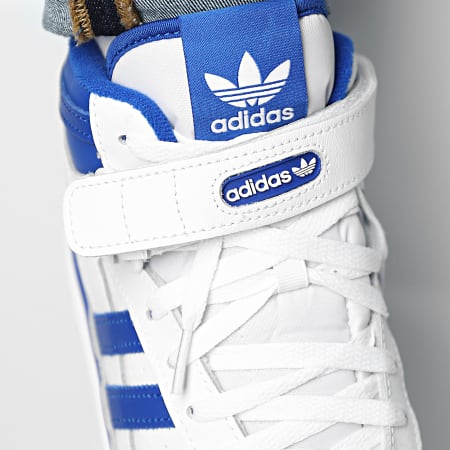 Adidas Originals - Sneakers Forum Mid FY4976 Footwear White Royal Blue