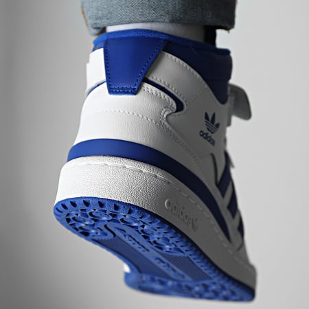Adidas Originals - Baskets Montantes Forum Mid FY4976 Footwear White Royal Blue
