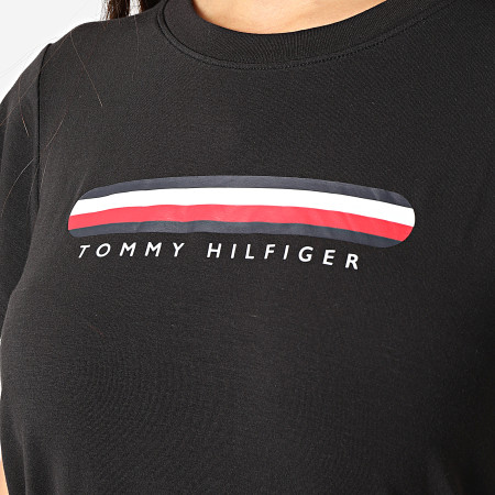 Tommy Hilfiger - Tee Shirt Femme 3201 Noir