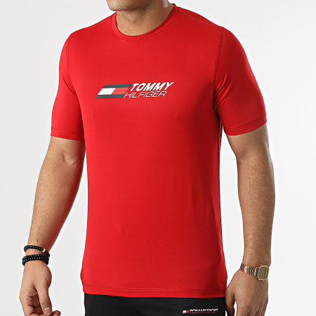 Tommy Hilfiger - Tee Shirt Essential Perf 8939 Rouge