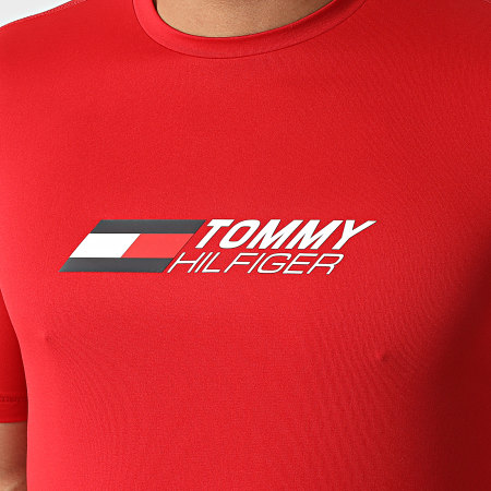 Tommy Hilfiger - Maglietta Essential Perf 8939 Rosso