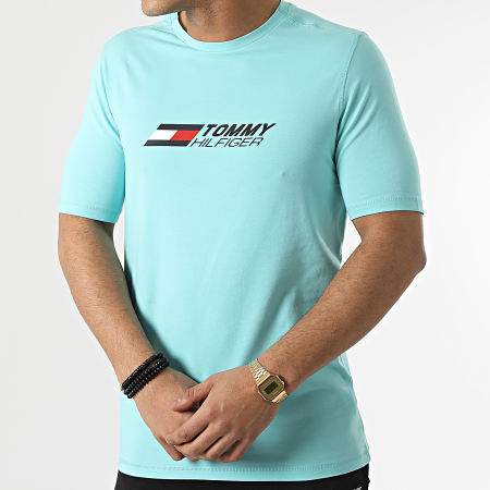 Tommy Hilfiger - Camiseta Logo 1098 Azul Claro