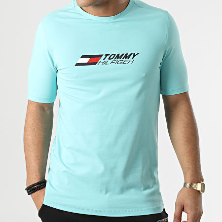 Tommy Hilfiger - Tee Shirt Logo 1098 Bleu Clair