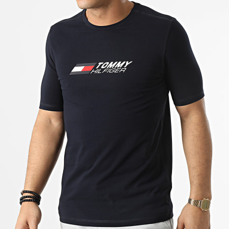 Tommy Hilfiger - Tee Shirt Logo 1098 Bleu Marine