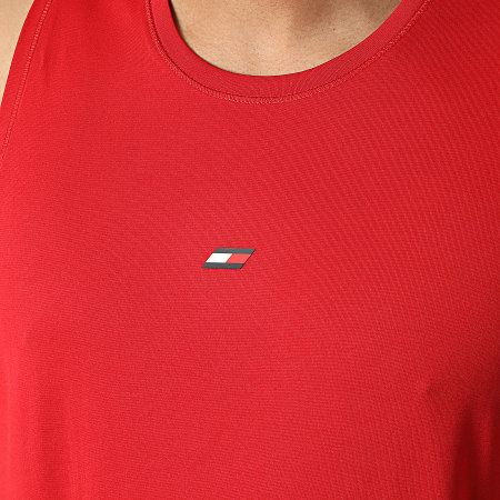 Tommy Hilfiger - Camiseta de Tirantes Entrenamiento Esencial 1272 Rojo
