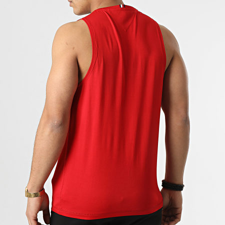 Tommy Hilfiger - Camiseta de Tirantes Entrenamiento Esencial 1272 Rojo