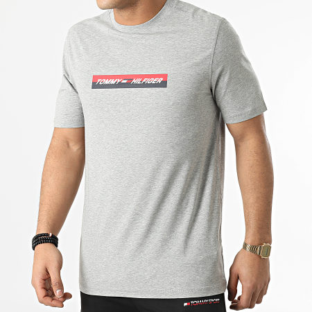 Tommy Hilfiger - Camiseta de Temporada 1274 Gris Jaspeado