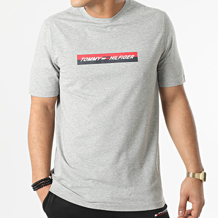 Tommy Hilfiger - Camiseta de Temporada 1274 Gris Jaspeado