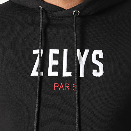 Zelys Paris - Felpa con cappuccio Lbia Nero