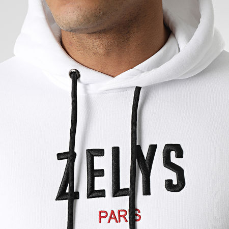 Zelys Paris - Sweat Capuche Lbia Blanc