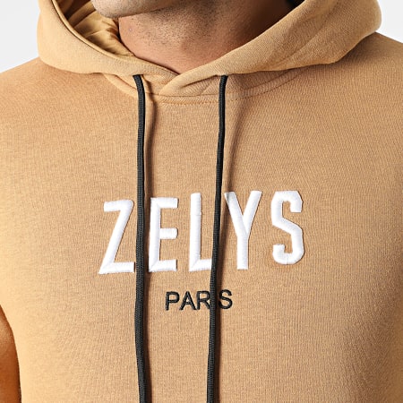 Zelys Paris - Felpa con cappuccio Lbia Camel