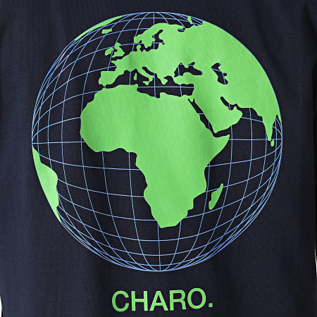 Charo - Tee Shirt Sphere Bleu Marine