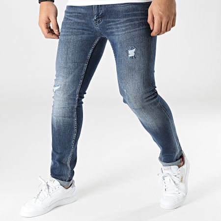 Classic Series - Slanke jeans 7694 Blauw Denim