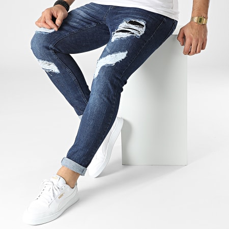 Classic Series - 3525 Blauwe Denim Skinny Jeans