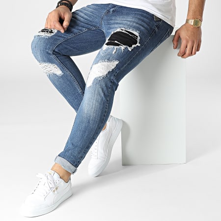 Classic Series - 3525 Blauwe Denim Skinny Jeans