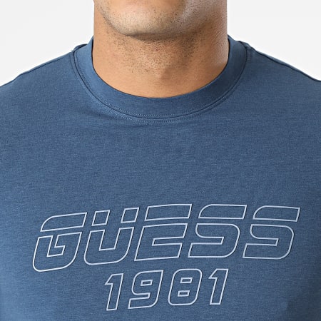 Guess - T-shirt Z2RI12-JR06K marineblauw